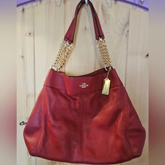 COACH Lexy Chain Shoulder Bag, EUC - Picture 1 of 15